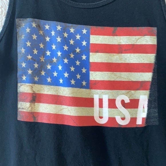 Bowery Supply Co. USA Flag Graphic Tank Top - Picture 3 of 5